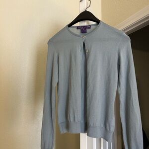 Ralph Lauren Light Blue Knit Cardigan